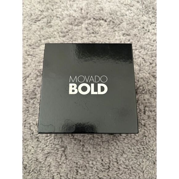 NEW IN BOX Movado BOLD Women’s Bold Verso Swiss Silver Watch